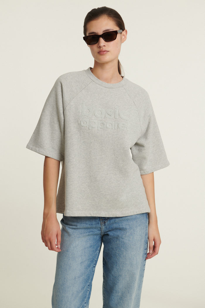 Basic Apparel Adele Tee T-shirts 025 Grey Mel.