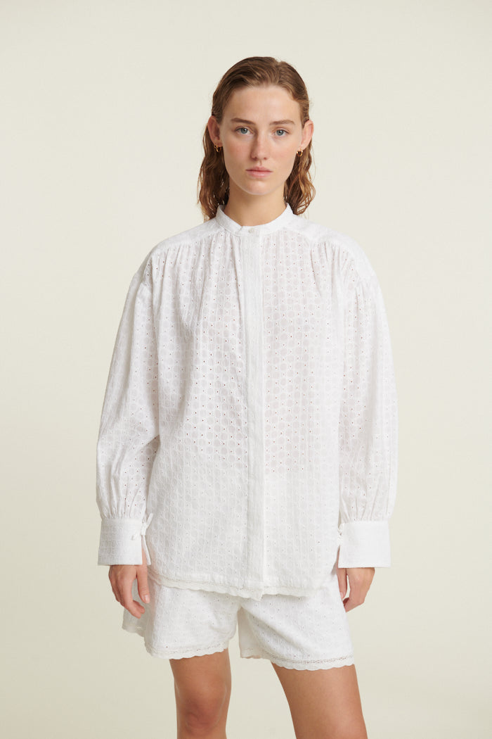 Basic Apparel Adie Shirt Skjorter 423 Bright White
