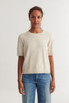 Cady SS O-neck - Natural melange