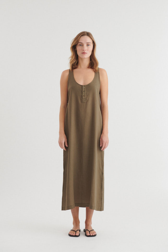 Basic Apparel Carina Tank Dress Kjoler 889 Sea turtle