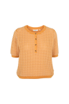 Cashi Granddad Pullover - Abricot / birch