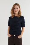 Cilla SS Sweater - Sky Captain