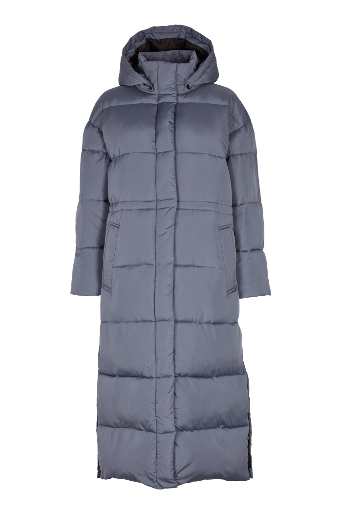 Basic Apparel Dagmar Long Coat Jakker 026 Grey