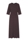 Jo Long Dress - Chocolate Plum