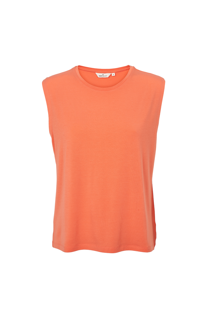 Basic Apparel Jolanda Tank Toppe 349 Tomato / emberglow