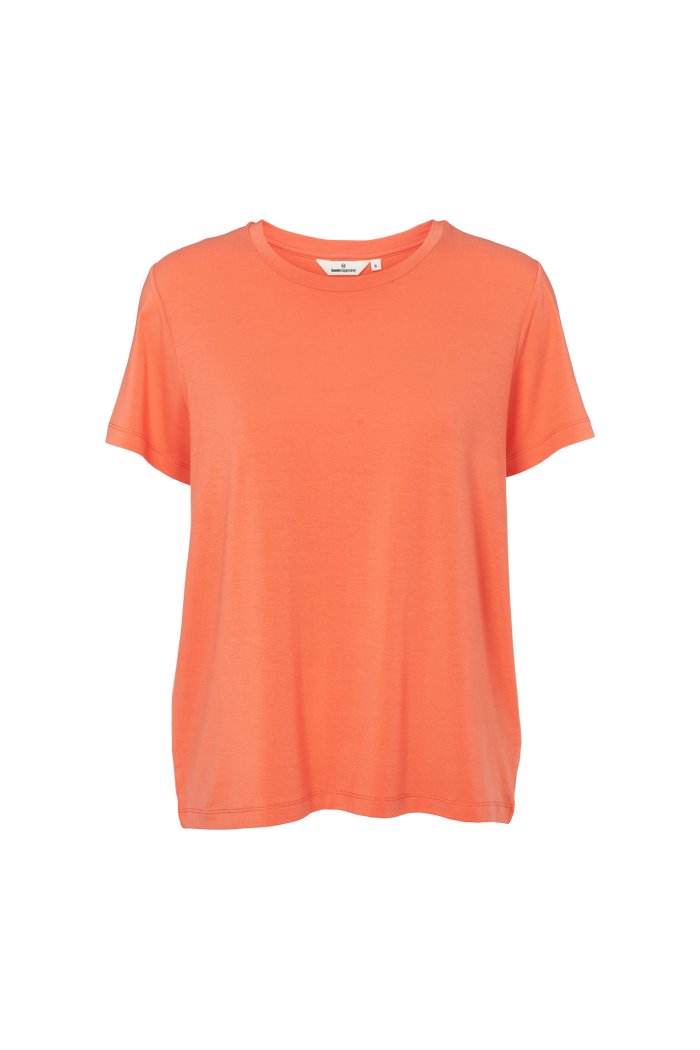 Basic Apparel Jolanda Tee T-shirts 349 Tomato / emberglow