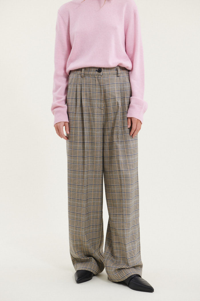 Basic Apparel Jorie Pants Bukser 453 Light Khaki/Black