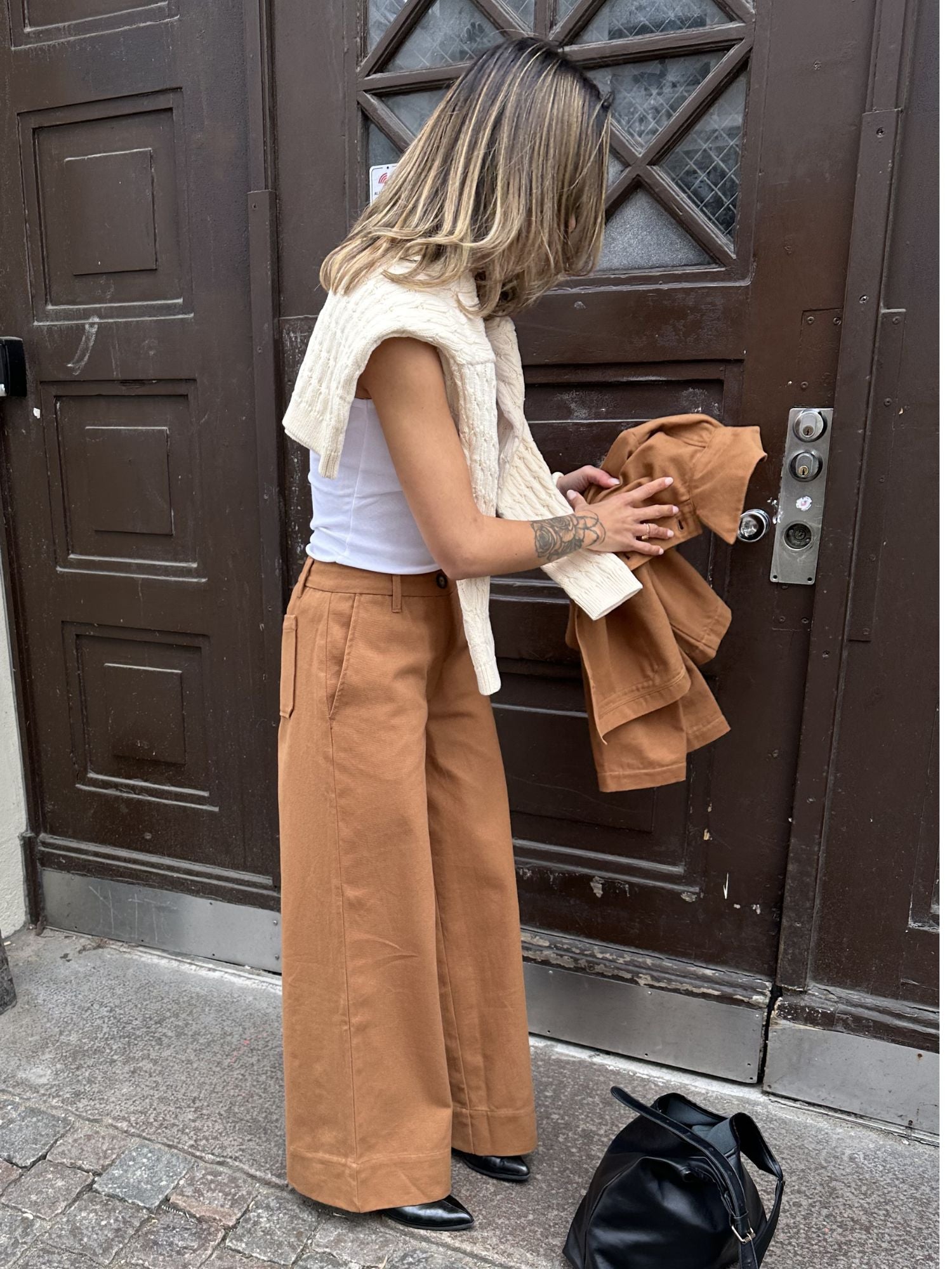 Basic Apparel Lilla Pants Bukser 712 Nuthatch