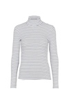 Ludmilla High-neck - Bright white / black