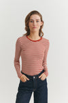 Ludmilla LS Tee - Roibus / whisper white