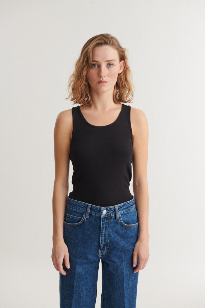Basic Apparel Ludmilla Tank Toppe 001 Black