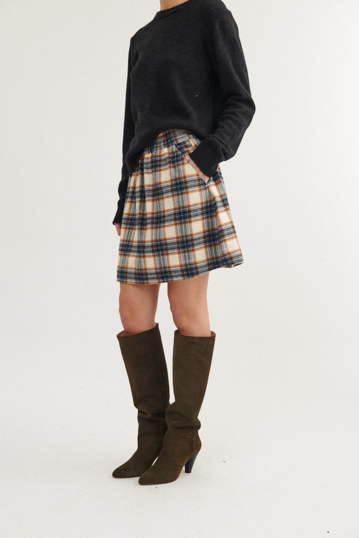 Basic Apparel Lula Skirt Nederdele 798 Copen blue / Birch