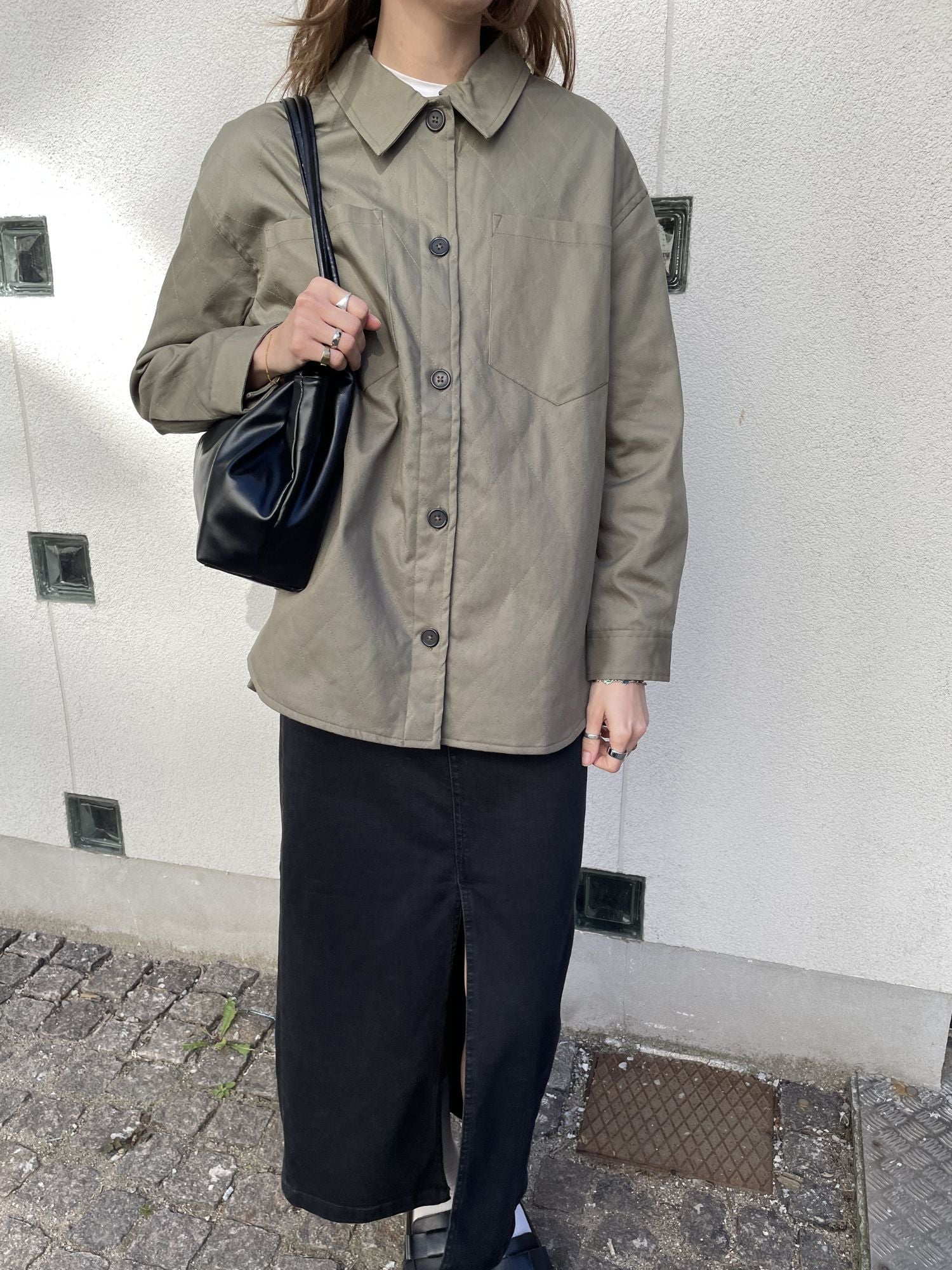 Basic Apparel Mia Jacket Skjorter 121 Dried Sage