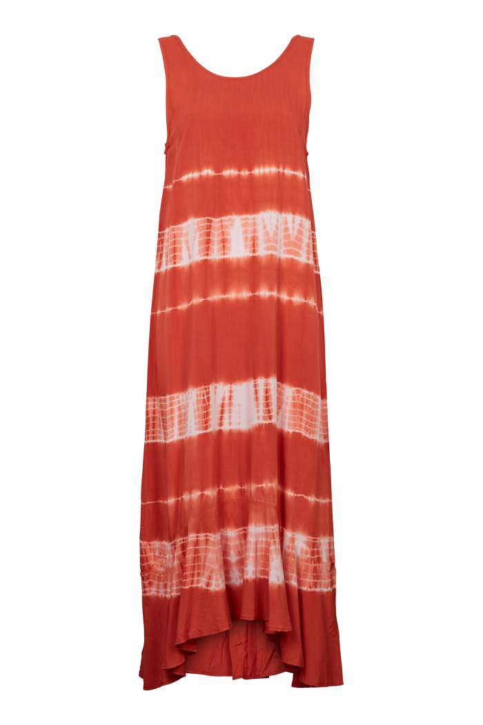 Basic Apparel Orchid Dress Kjoler 592 Tie Dye Dusted Clay / Pink Chalk