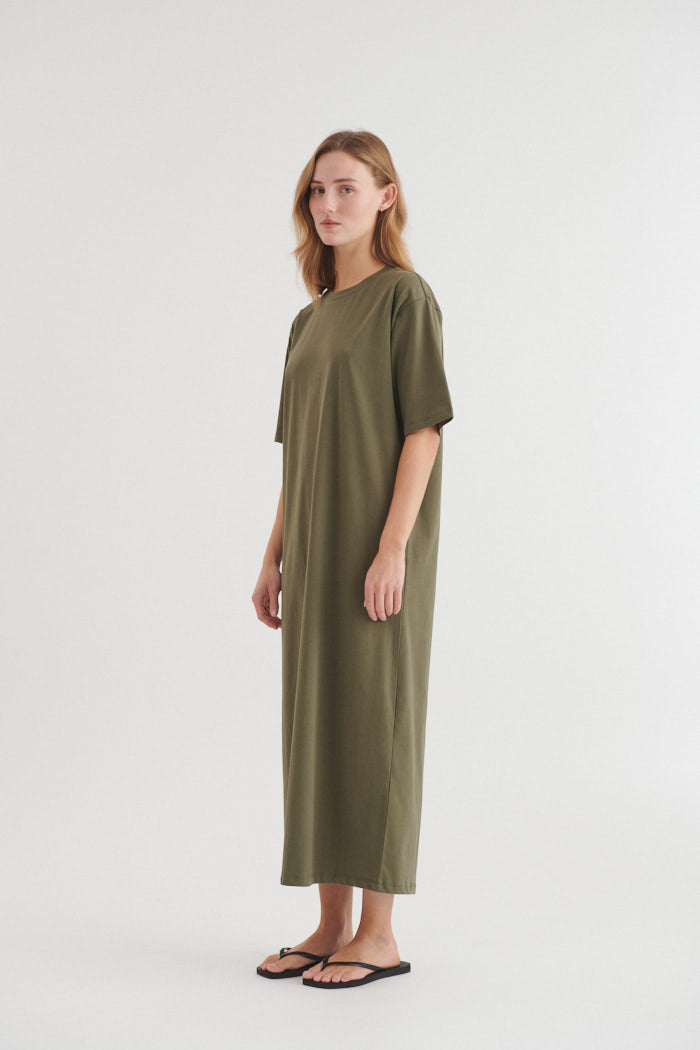 Basic Apparel Raja T-shirt Dress Kjoler 141 Army