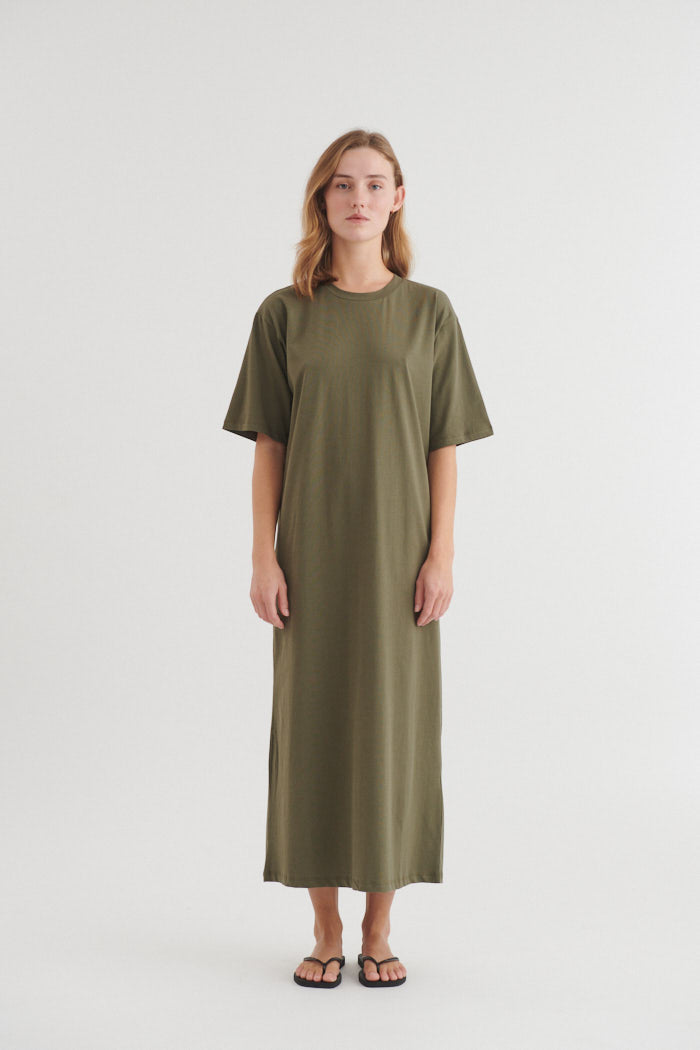 Basic Apparel Raja T-shirt Dress Kjoler 141 Army