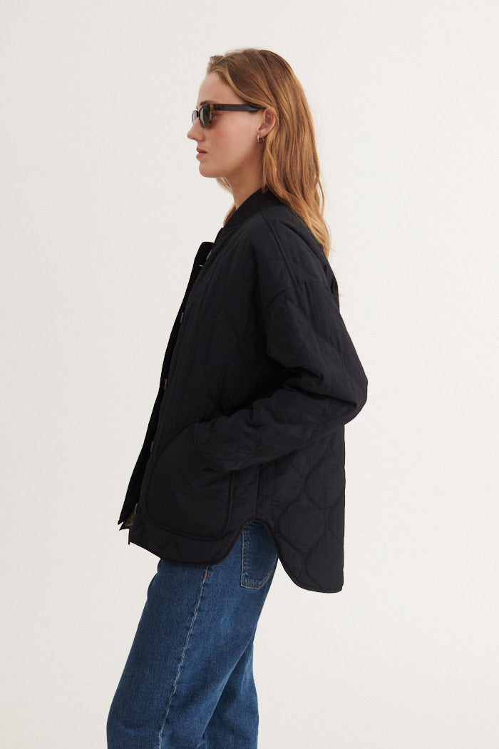 Basic Apparel Ruby Loose Jacket Jakker 001 Black