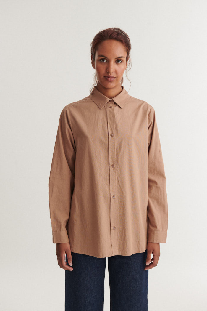 Basic Apparel Silje LS Shirt Skjorter 833 Portobella