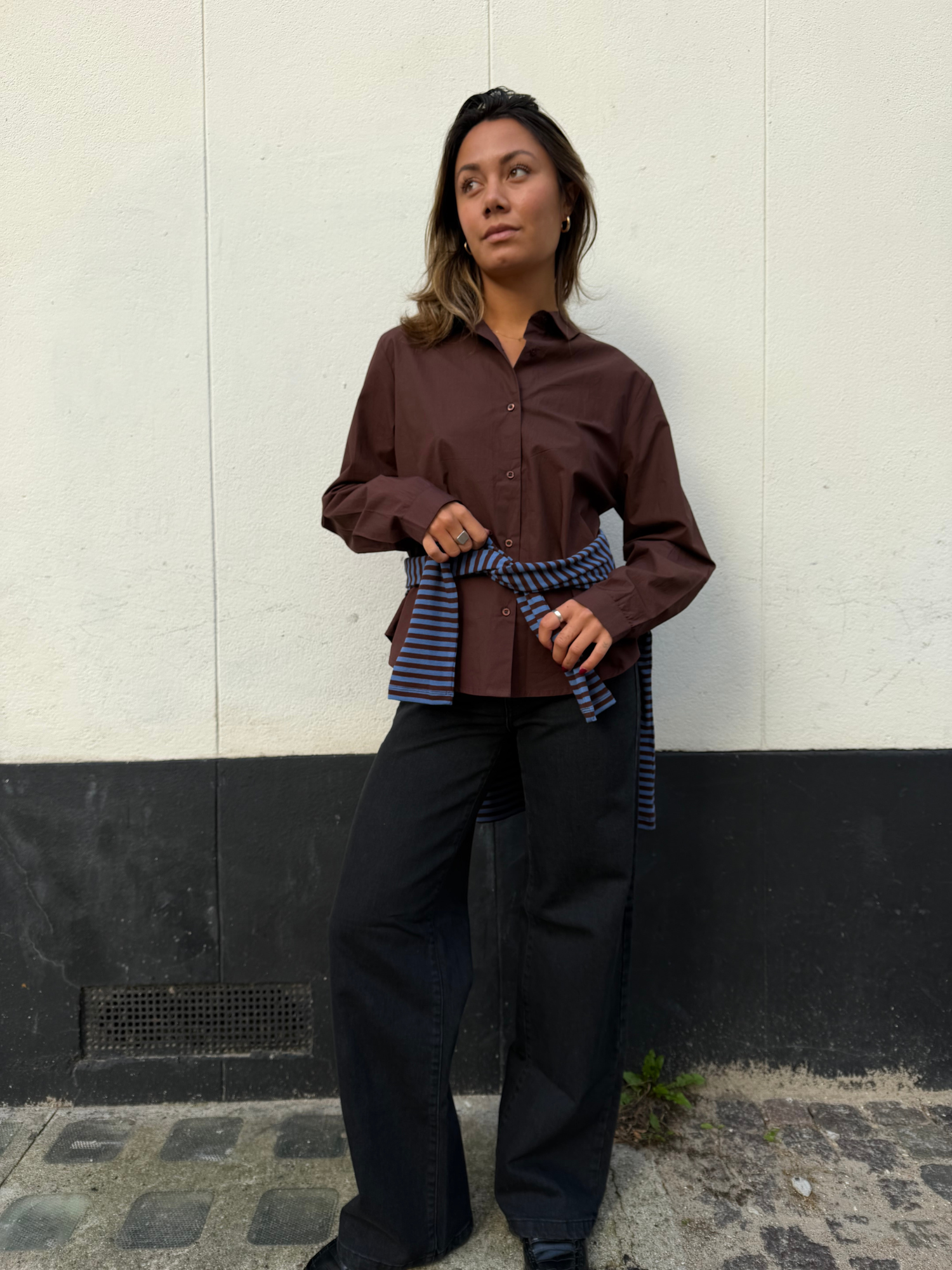 Basic Apparel Silje Shirt Skjorter 864 Chicory coffee