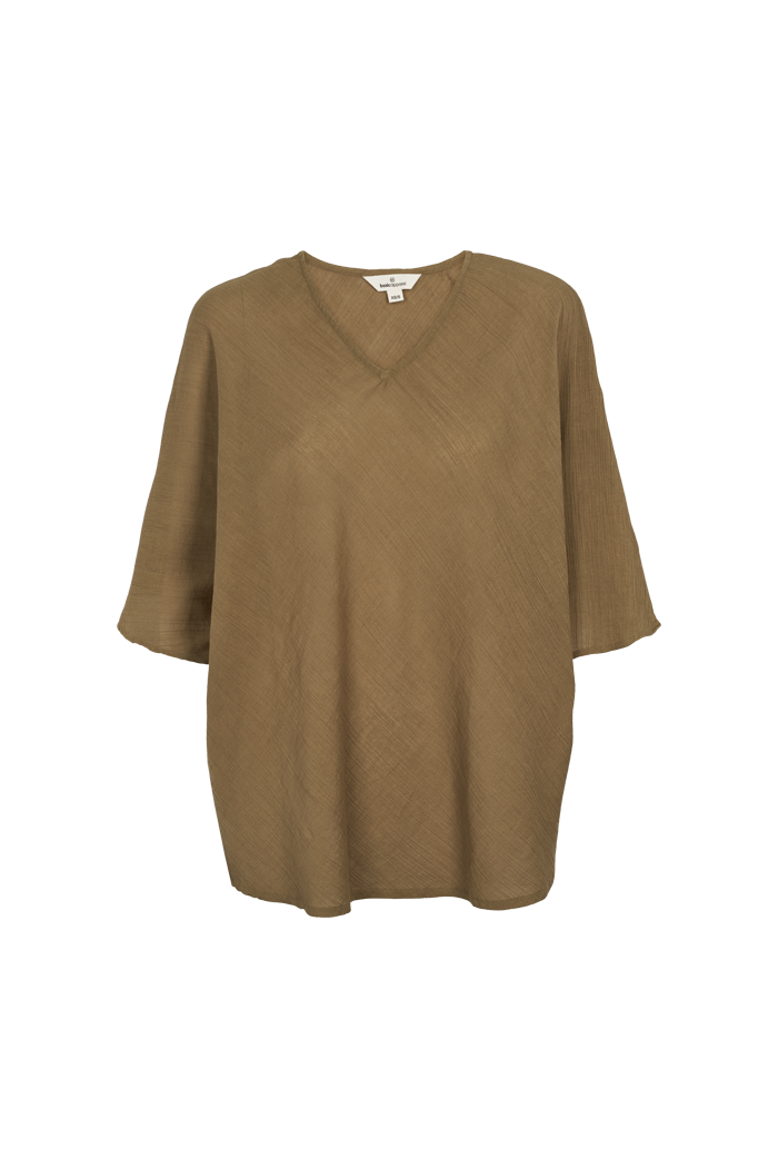 Basic Apparel Simone Batwing Top Toppe 663 Martini Olive